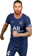 Sergio Ramos football render