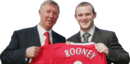 Sir Alex Ferguson & Wayne Rooney football render