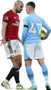 Sofyan Amrabat & Phil Foden football render