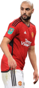 Sofyan Amrabat football render