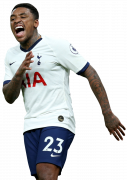 Steven Bergwijn football render