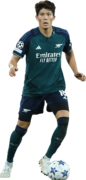 Takehiro Tomiyasu football render