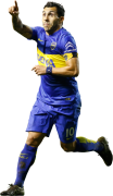 Carlos Tevez football render