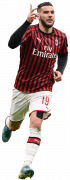 Theo Hernandez football render