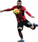 Theo Hernandez football render