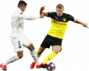 Thiago Silva & Erling Braut Håland football render