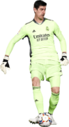 Thibaut Courtois football render