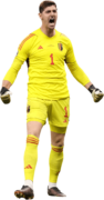 Thibaut Courtois football render