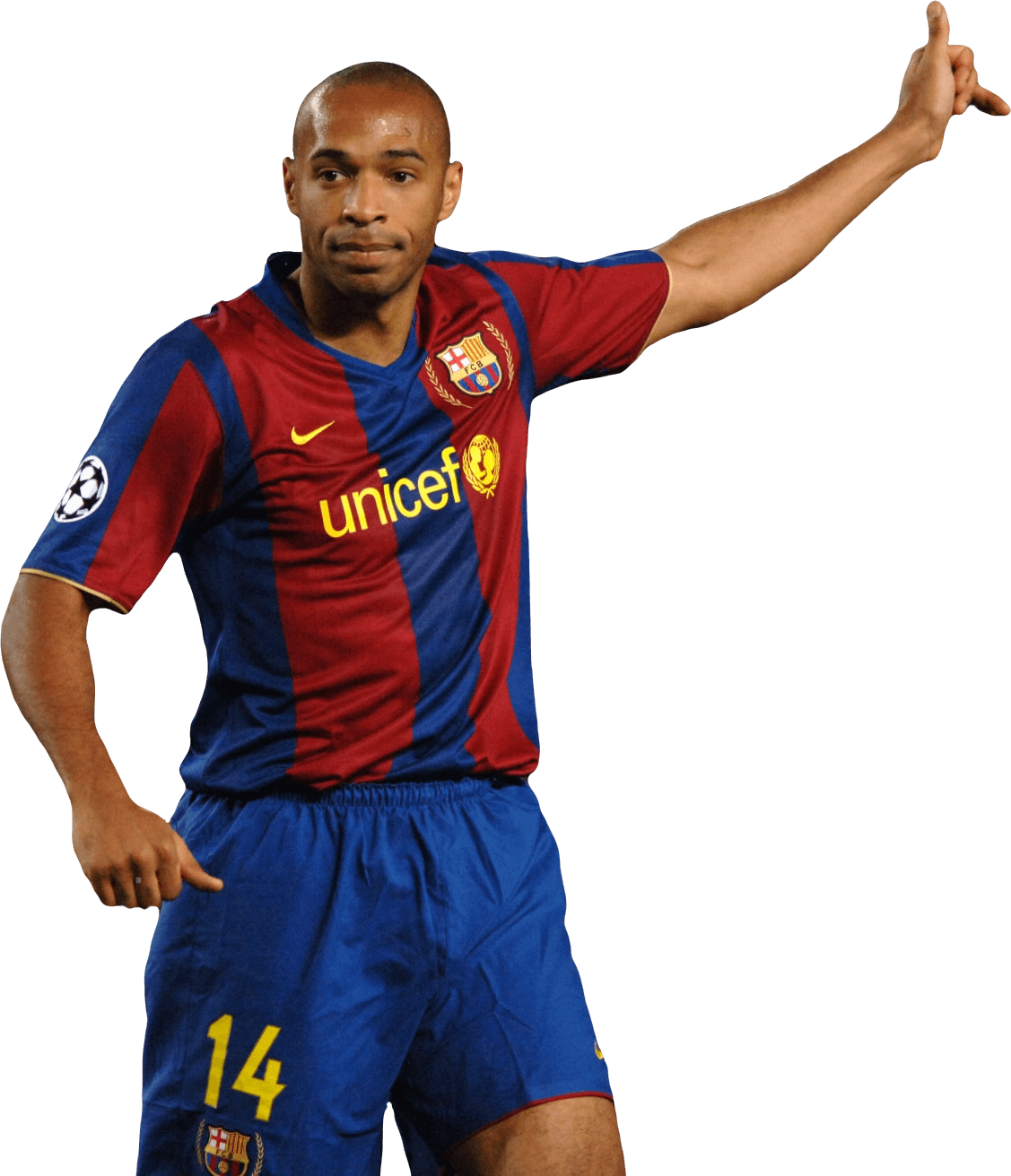 Thierry Henry Barcelona football render - FootyRenders