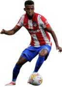 Thomas Lemar football render