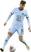 Timo Werner football render