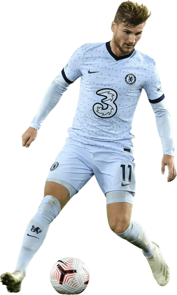 Timo Werner Chelsea football render - FootyRenders