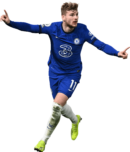 Timo Werner football render