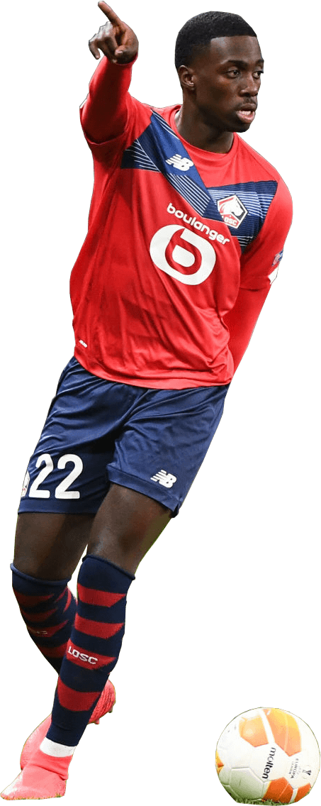 Timothy Weah LOSC Lille football render - FootyRenders