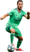 Eden Hazard football render