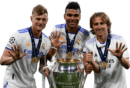 Toni Kroos, Casemiro & Luka Modric football render