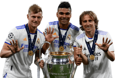 Toni Kroos, Casemiro & Luka Modric