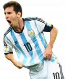 Lionel Messi football render