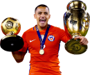 Alexis Sanchez football render