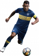 Carlos Tevez football render