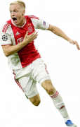 Donny van de Beek football render