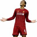 Virgil van Dijk football render