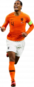 Virgil van Dijk football render