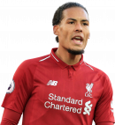 Virgil Van Dijk football render