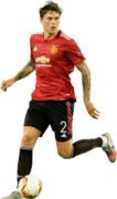 Victor Nilsson Lindelöf football render