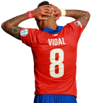 Arturo Vidal football render