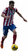 David Villa football render