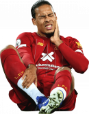 Virgil van Dijk football render