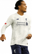 Virgil van Dijk football render