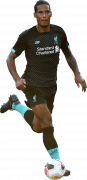 Virgil van Dijk football render