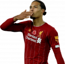 Virgil van Dijk football render