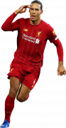 Virgil van Dijk football render