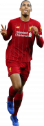 Virgil van Dijk football render