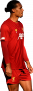 Virgil van Dijk football render