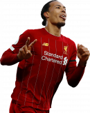 Virgil van Dijk football render