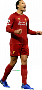 Virgil van Dijk football render