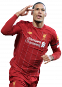 Virgil van Dijk football render