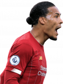 Virgil van Dijk football render