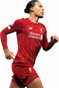 Virgil van Dijk football render