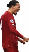 Virgil van Dijk football render