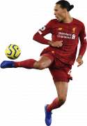 Virgil van Dijk football render