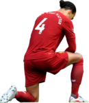 Virgil van Dijk football render