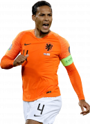 Virgil van Dijk football render