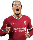 Virgil van Dijk football render