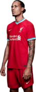 Virgil Van Dijk football render