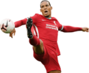 Virgil van Dijk football render